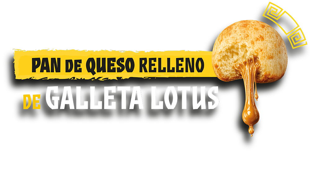 Pan de queso relleno de Galleta Lotus