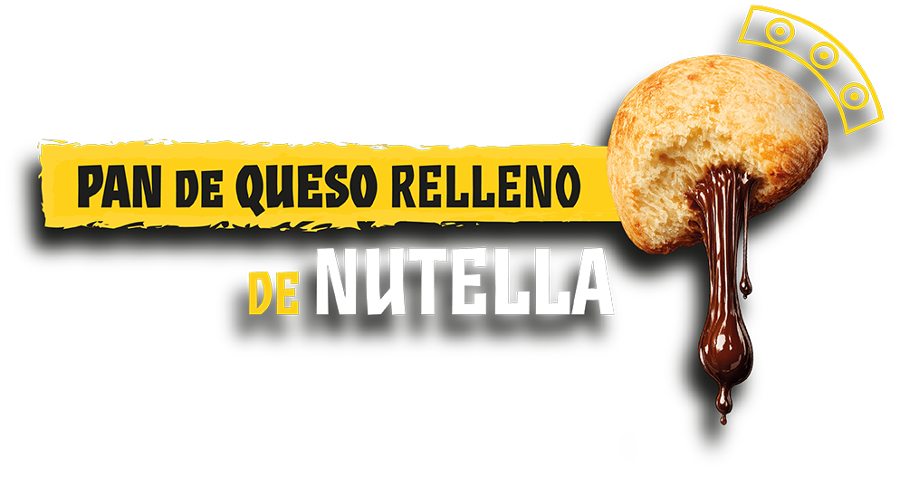 Pan de queso relleno de Nutella